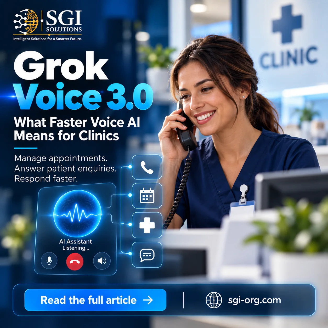 Grok Voice 3.0: what faster voice AI means for clinics