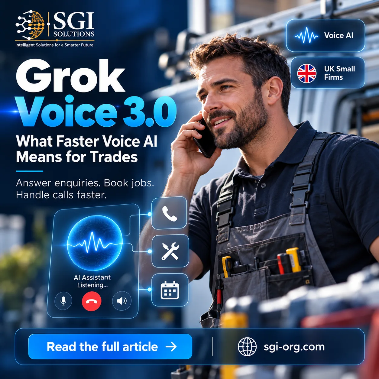 Grok Voice 3.0: what faster voice AI means for trades
